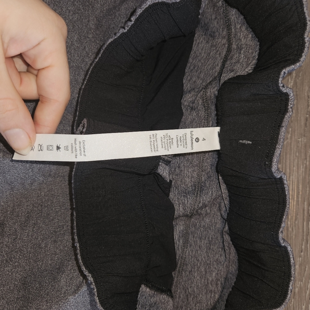 Lululemon Pants Size 4 On The Fly Full Length Solid Gray Womens - Picture 6 of 6